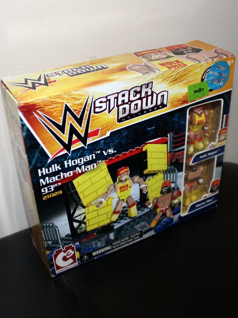 2015❤️WWE StackDown Universe 21029 Construction Set Hulk Hogan vs Macho Man